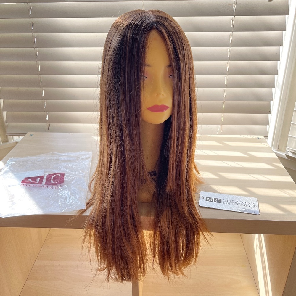 Stunning Super Long Milano Amber Wig Premium Hair Ombre color